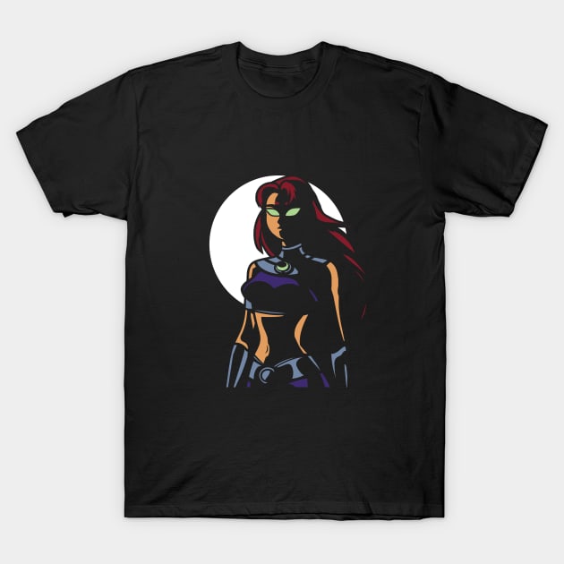 Starfire Moonlight T-Shirt by Baggss
